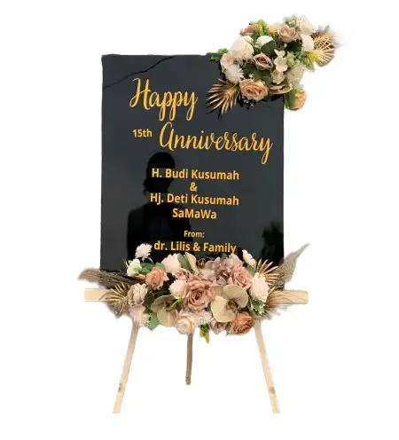 Papan Bunga Akrilik Bangka Barat